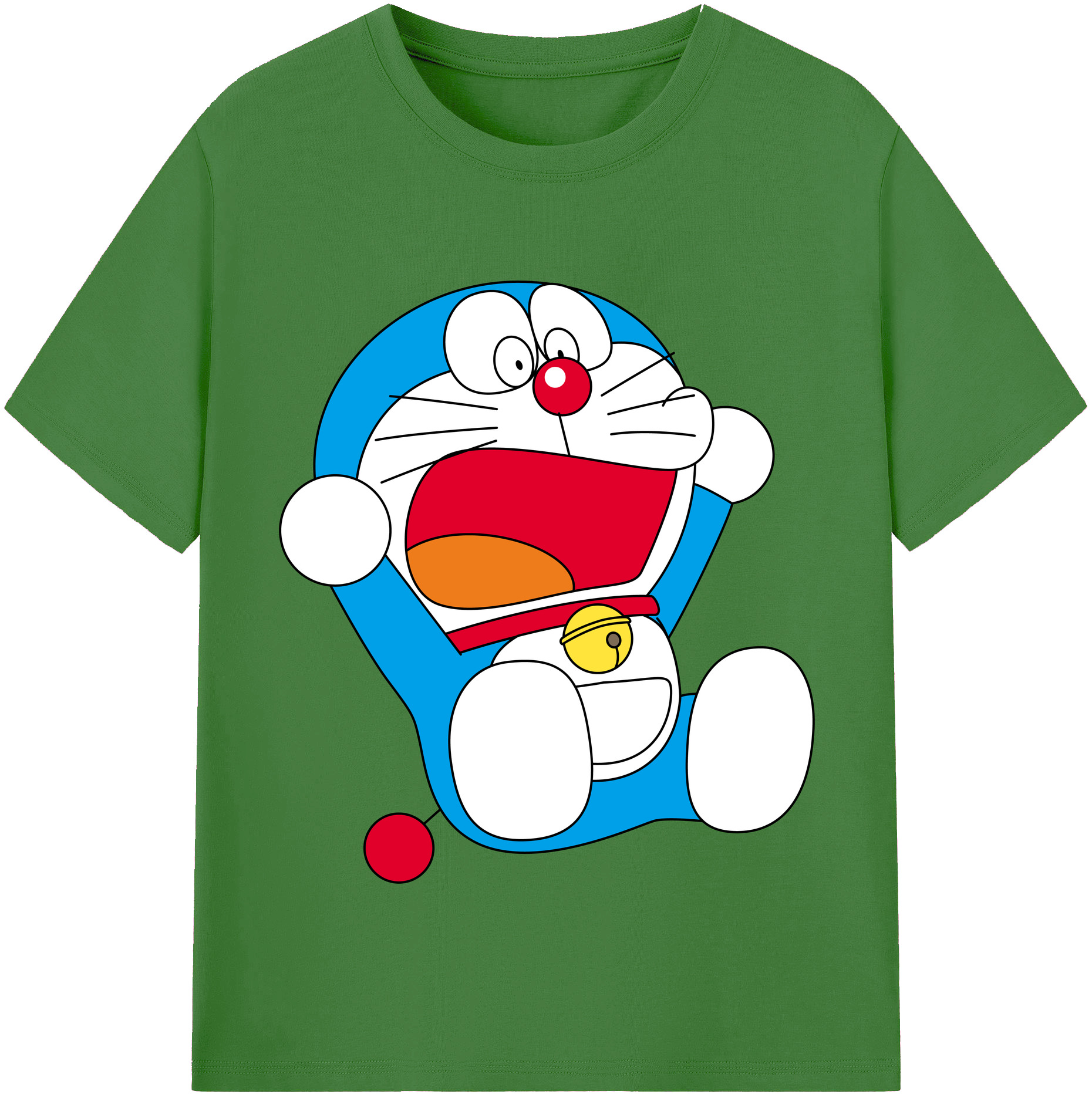 （画像用） ドラえもん Doraemon レディースカジュアルプリントTシャツ（綿100％）
